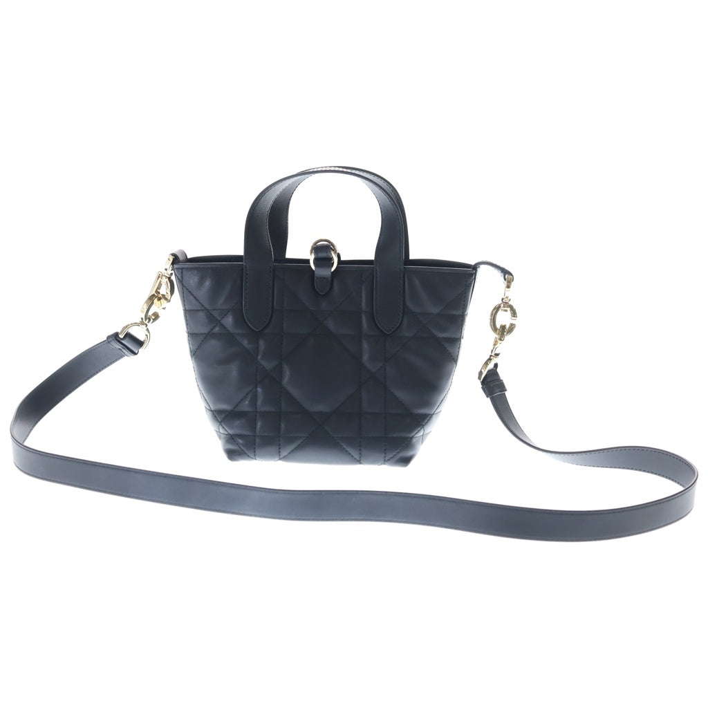 Christian Dior(クリスチャンディオール) Toujours Vertical Tote トゥジュール バーティカル トートバック ショルダーバッグ ブラック レディース