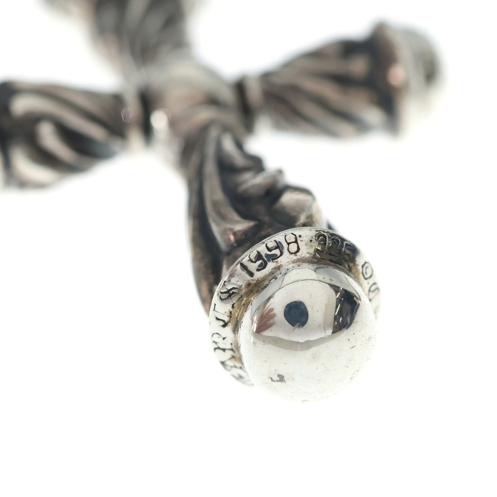 CHROME HEARTS(クロムハーツ) CAMPANA CROSS LG カンパナクロス ラージ レザーブレイド ペンダント ネックレス シルバー