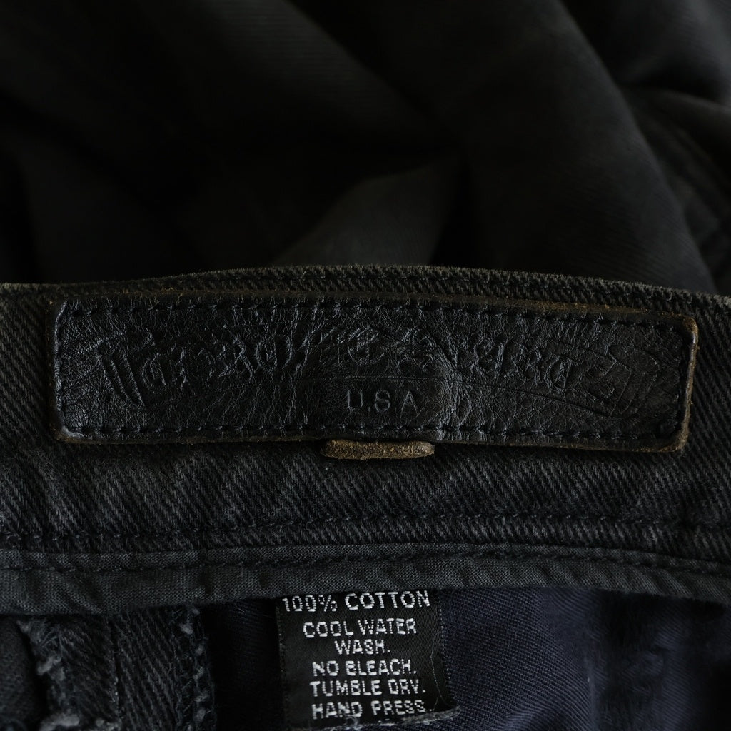 CHROME HEARTS(クロムハーツ) OLD FLEURKNEE DNM PANTS オールド フレアニー デニムパンツ ブラック