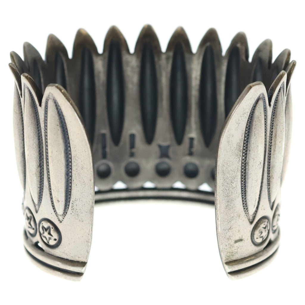CODY SANDERSON(コディーサンダーソン) Feather Head Star Cuff フェザーヘッド スター バングル シルバー