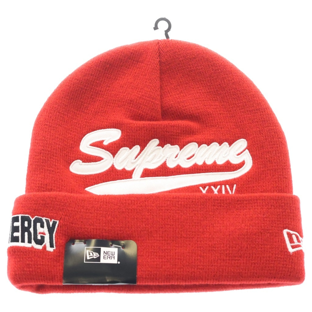SUPREME(シュプリーム) 24SS ×New Era Salvation Beanie Beanie サルベーション ビーニー レッド