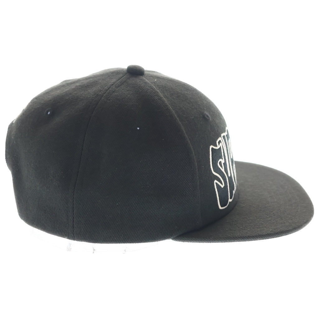 SUPREME(シュプリーム) 24SS CREEP 6-PANEL WHITE クリープ 6パネル キャップ ブラック