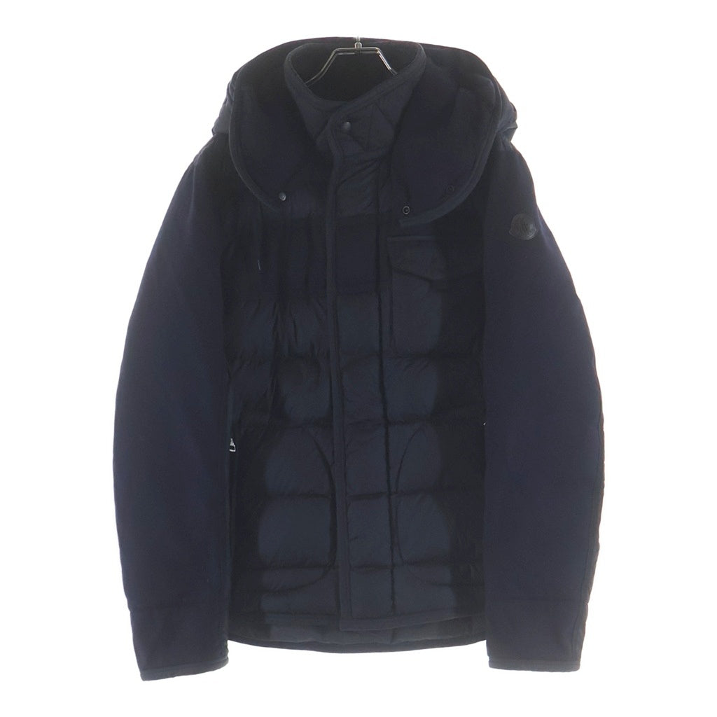 MONCLER(モンクレール) RYAN ライアン 切替フードダウンジャケット E20914139285 53227 ネイビー