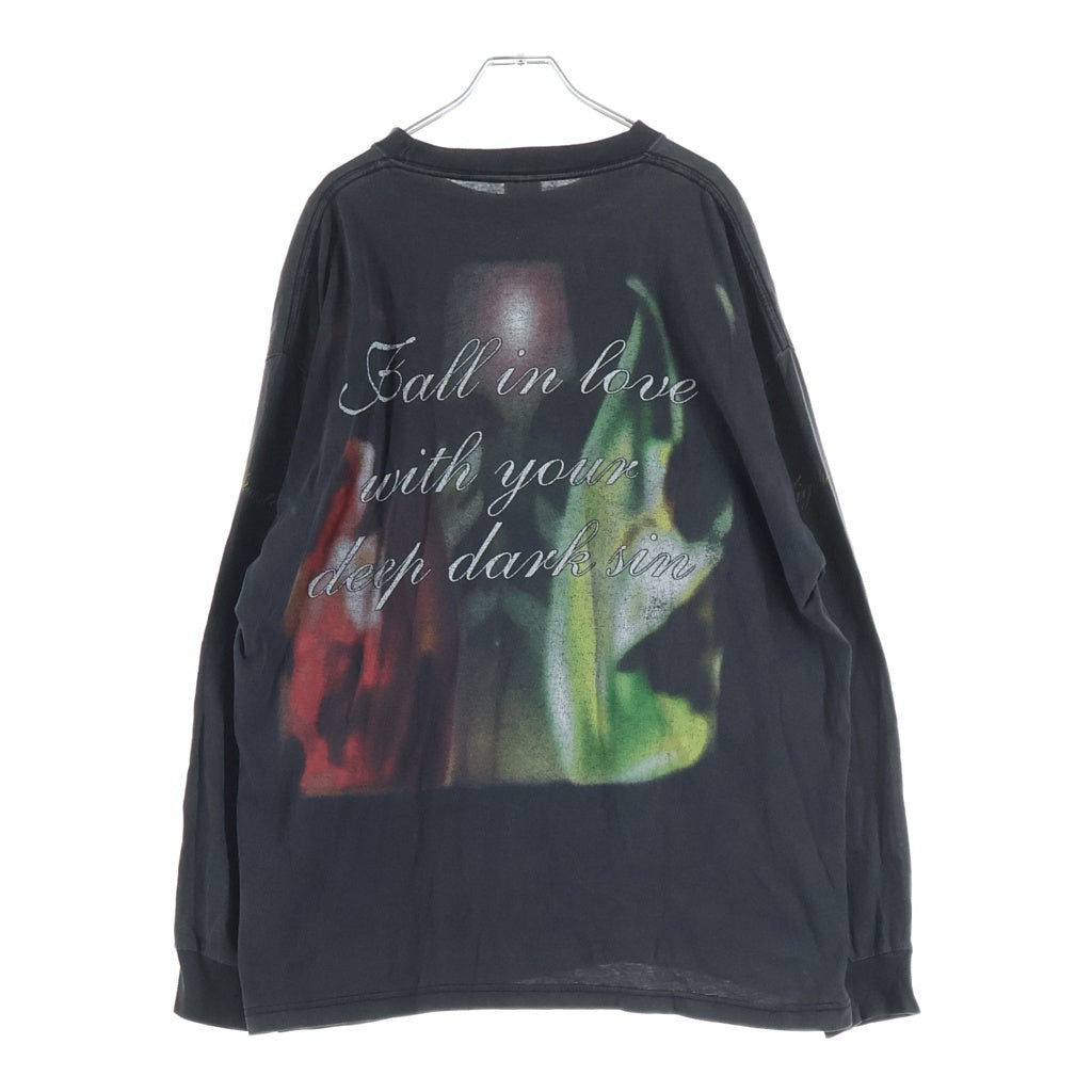 VINTAGE(ヴィンテージ) 00s Nightwish She Is My Sin ナイトウィッシュ ユーロ ロングスリーブカットソー ブラック