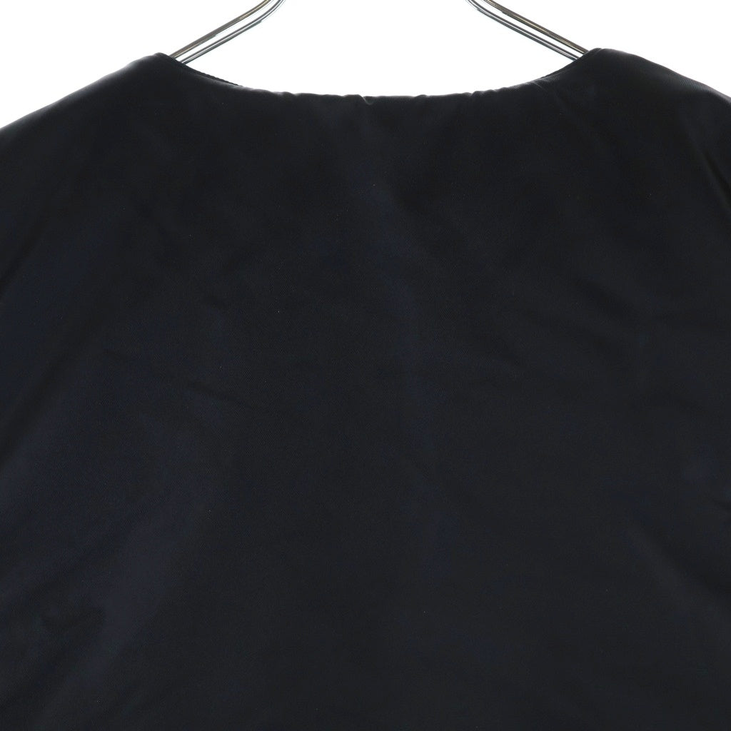 ASKYURSELF(アスクユアセルフ) Nylon Puffer Bomber Vest ナイロン パファー ボンバー ベスト ブラック