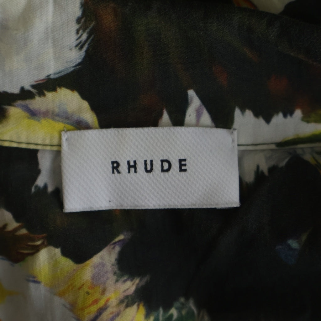 RHUDE(ルード) Truck Stop Shirt トラック ストップ 総柄シャツ マルチカラー