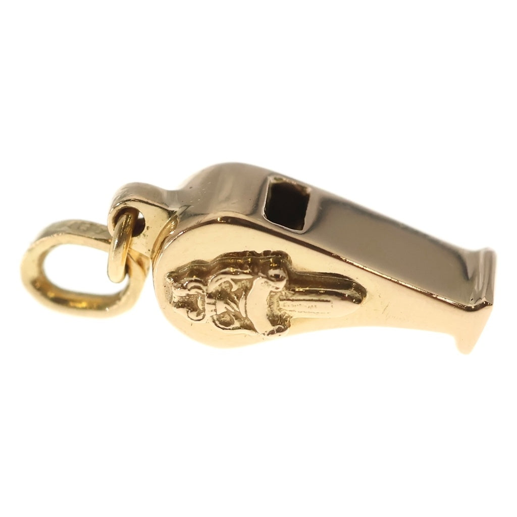 CHROME HEARTS(クロムハーツ) 22K WHISTLE TNY DAGGER タイニーホイッスルチャーム ゴールドネックレストップ ゴールド