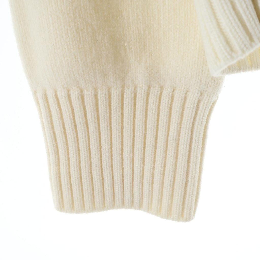 ami paris(アミパリス) AMI DE COEUR CREW NECK SWEATER アミ ドゥ クール クルーネック ニット セーター アイボリー UKS002.018