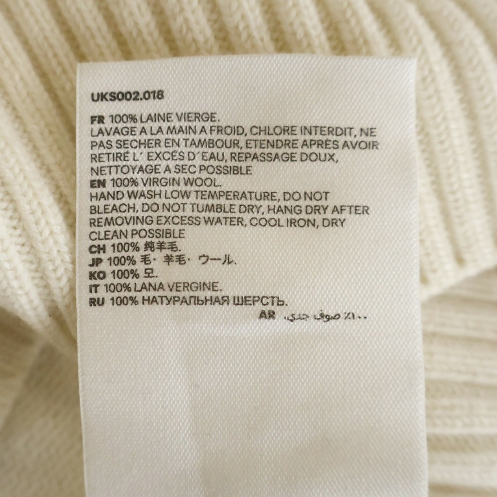 ami paris(アミパリス) AMI DE COEUR CREW NECK SWEATER アミ ドゥ クール クルーネック ニット セーター アイボリー UKS002.018