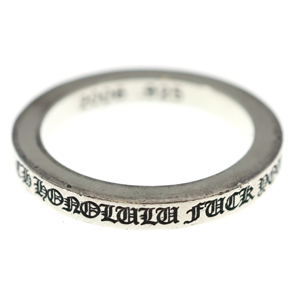 CHROME HEARTS(クロムハーツ) 3mm SPACER FUCKYOU HONOLULU ホノルル限定 3mmスペーサーファックユー リング シルバー