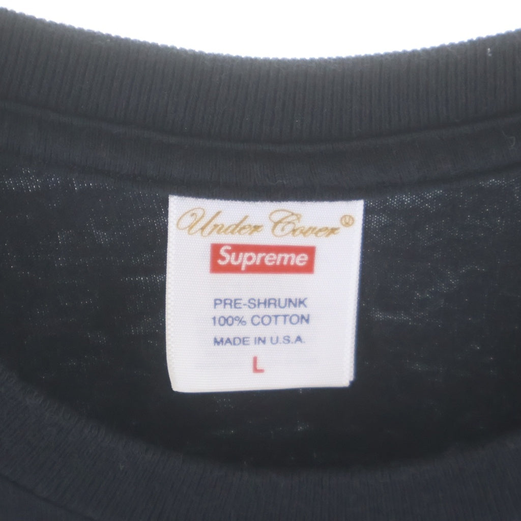 SUPREME(シュプリーム) 23SS ×UNDERCOVER Lupin Tee ルパンティ クルーネックTシャツ ブラック