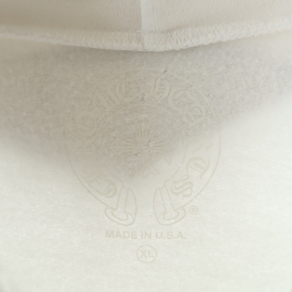 CHROME HEARTS(クロムハーツ) Laurie Lynn Stark LLS HOODIE ローリーリンスターク バックプリントプルオーバーパーカー ホワイト
