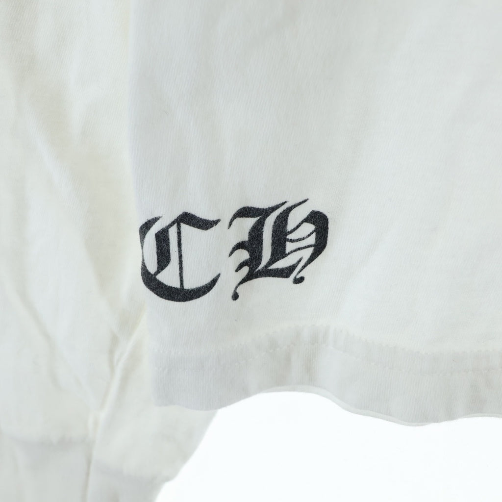 CHROME HEARTS(クロムハーツ) OLD CH L/S T-SHIRT オールド バックTバープリント 長袖Tシャツ ロンT ホワイト