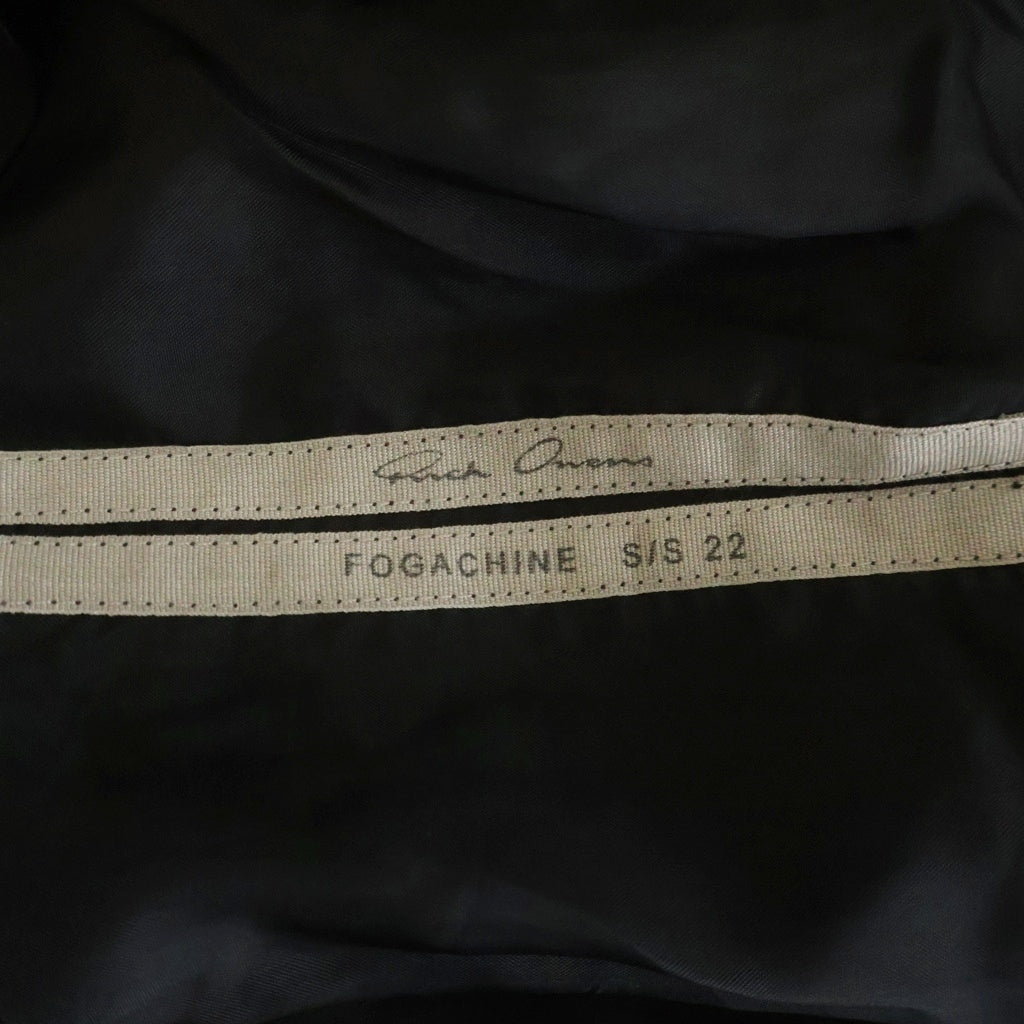 Rick Owens(リックオウエンス) オーバーサイズ ショートスリーブシャツ ブラック RR01B1294-JX