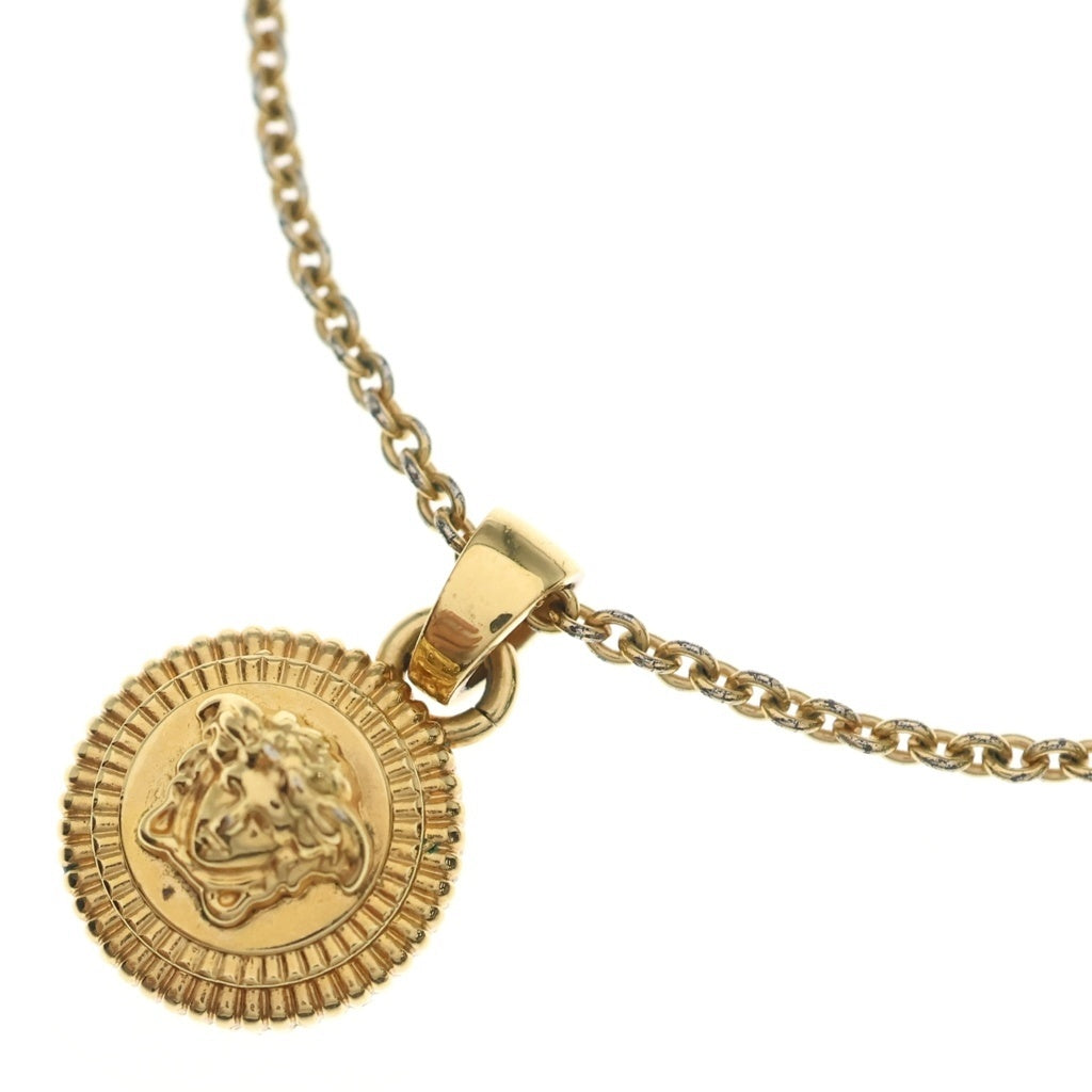 VERSACE(ヴェルサーチ) Medusa Medallionn メデューサ メダリオン ネックレス ゴールド