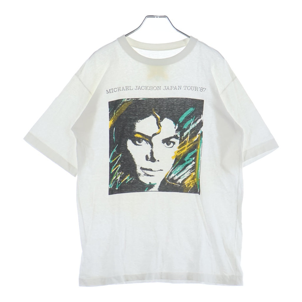 VINTAGE(ヴィンテージ) 80s-90s MICHAEL JACKSON JAPAN TOUR マイケルジャクソン ツアーT クルーネックTシャツ ホワイト