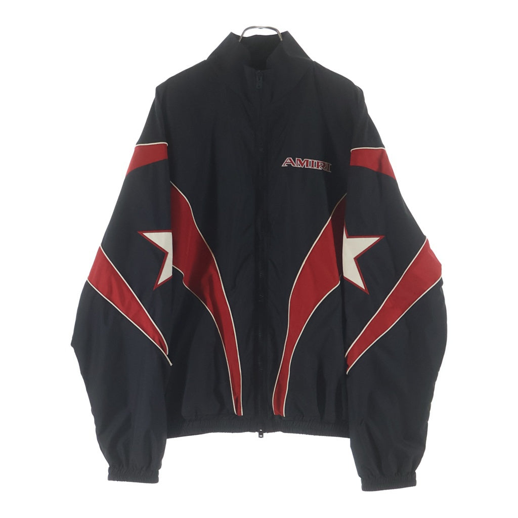 AMIRI(アミリ) SPORT WINDBREAKER スポーツ ウィンドブレイカー ジップアップ ジャケット ブラック AMOUJA1002