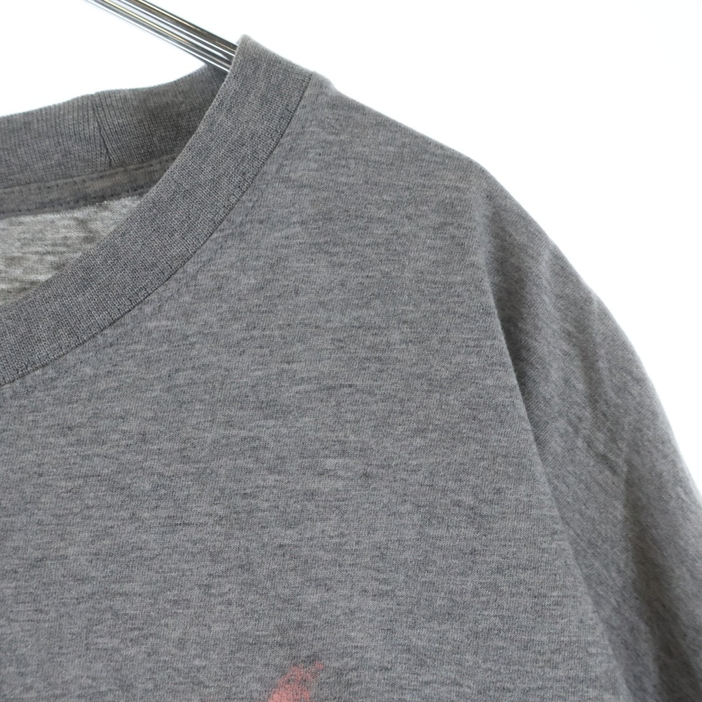 VETEMENTS(ヴェトモン) 22AW Double Anarchy Logo Tee UE52TR290G ダブルアナーキーロゴ プリント 半袖Tシャツ カットソー グレー