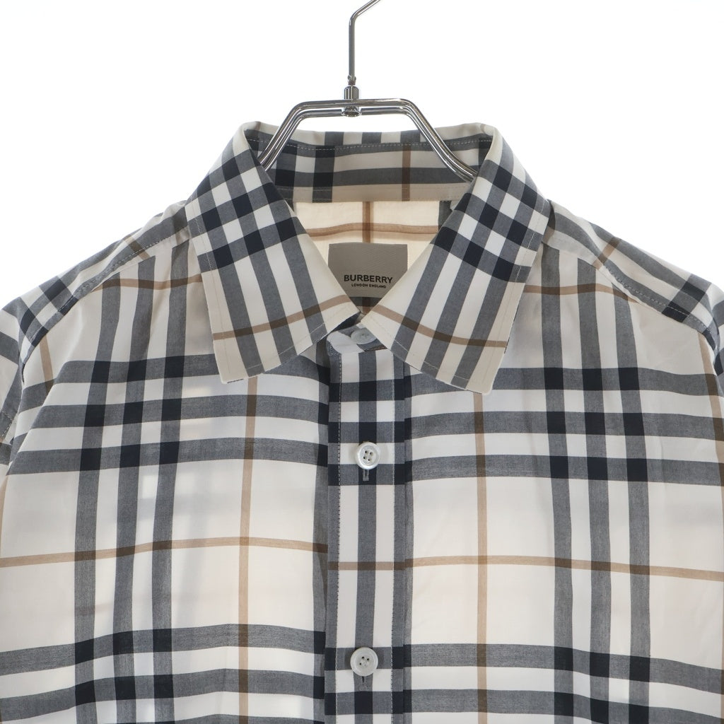 BURBERRY(バーバリー) ノバチェック バーバリーチェック 8050275 長袖シャツ グレー