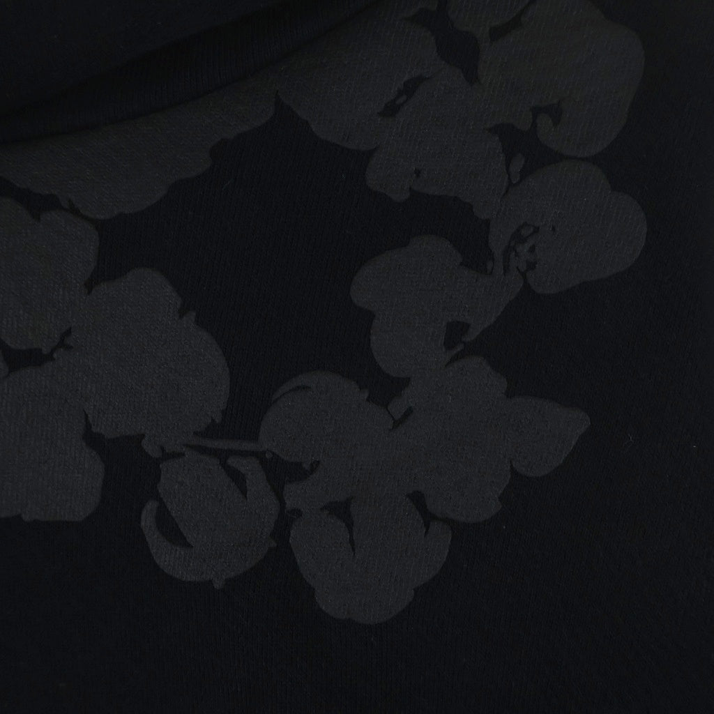 DENIM TEARS(デニムティアーズ) Cotton Wreath Hoodie コットンリースフーディー プルオーバーパーカー ブラック