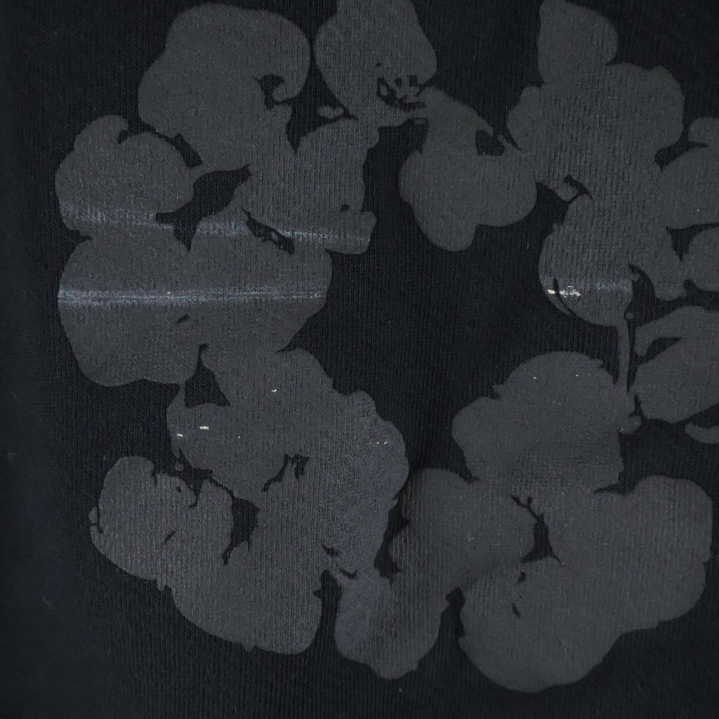 DENIM TEARS(デニムティアーズ) Cotton Wreath Hoodie コットンリースフーディー プルオーバーパーカー ブラック