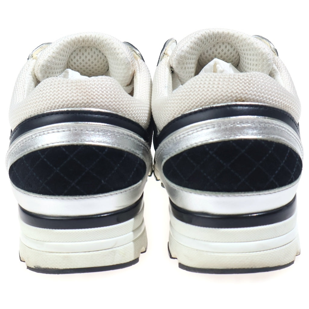 CHANEL(シャネル) C Sneaker ココマーク メッシュ×レザー ローカットスニーカー ホワイト レディース