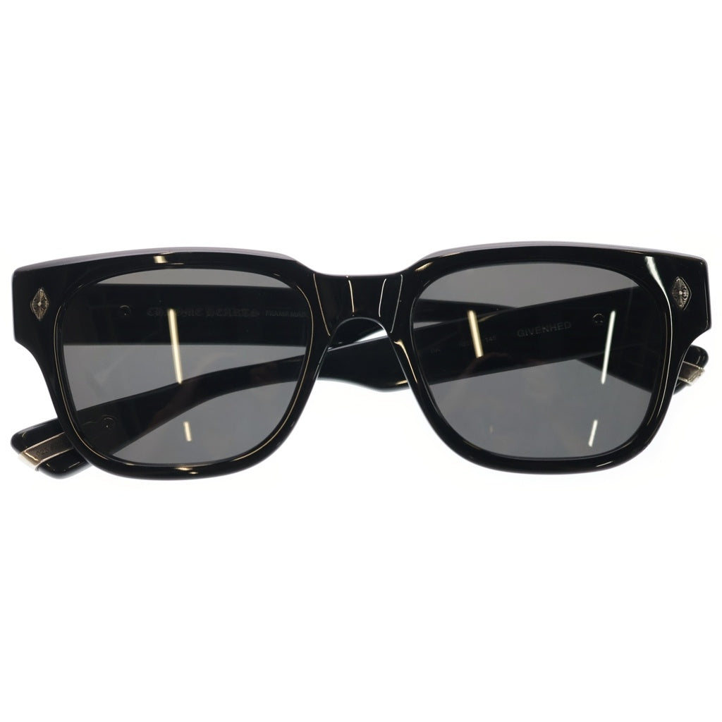 CHROME HEARTS(クロムハーツ) GIVENHED オーバルクロステンプル ブラック