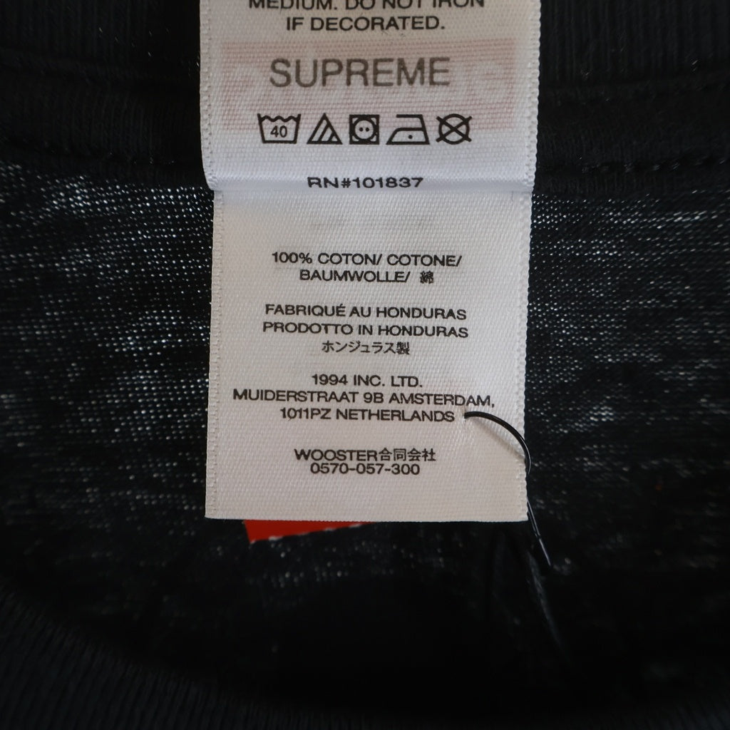 SUPREME(シュプリーム) ×Number (N)ine Manson Tee マンソンティ クルーネックTシャツ ブラック