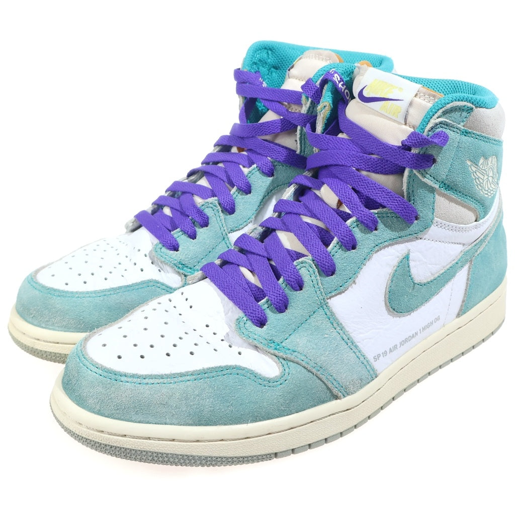 NIKE(ナイキ) AIR JORDAN1 RETRO HIGH OG 555088-311 エアジョーダン1 ターボグリーン ハイカットスニーカー ホワイト/グリーン US10/28cm