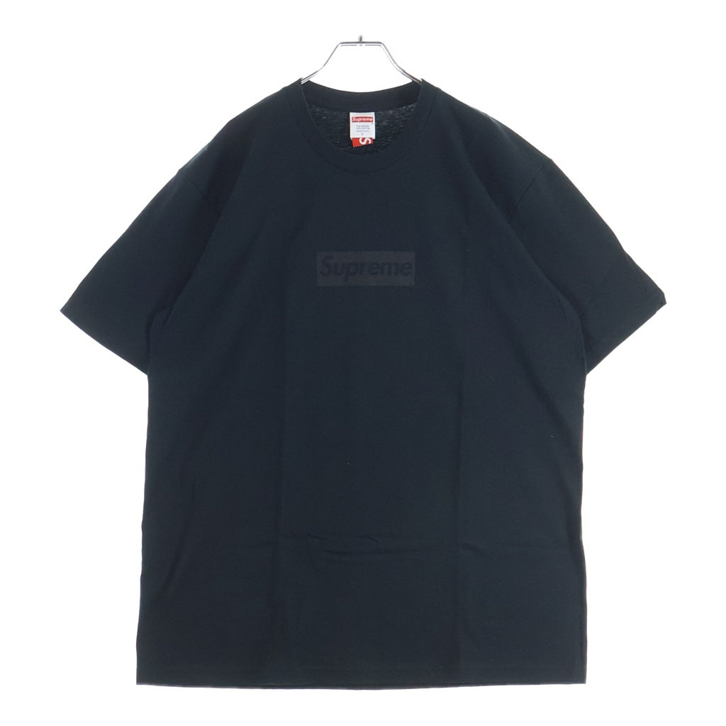 SUPREME(シュプリーム) 23SS Tonal Box Logo Tee トーナルボックスロゴ クルーネックTシャツ ブラック