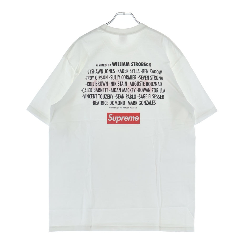 SUPREME(シュプリーム) 22AW Play Dead Tee プレイデッドティ クルーネックTシャツ ホワイト