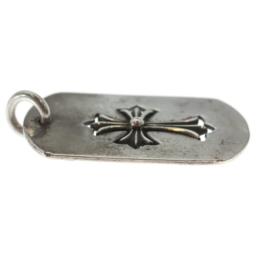 CHROME HEARTS(クロムハーツ) D TAG LRG CO CRS カットアウトクロスドッグタグ ラージ ペンダントトップ シルバー BCA239