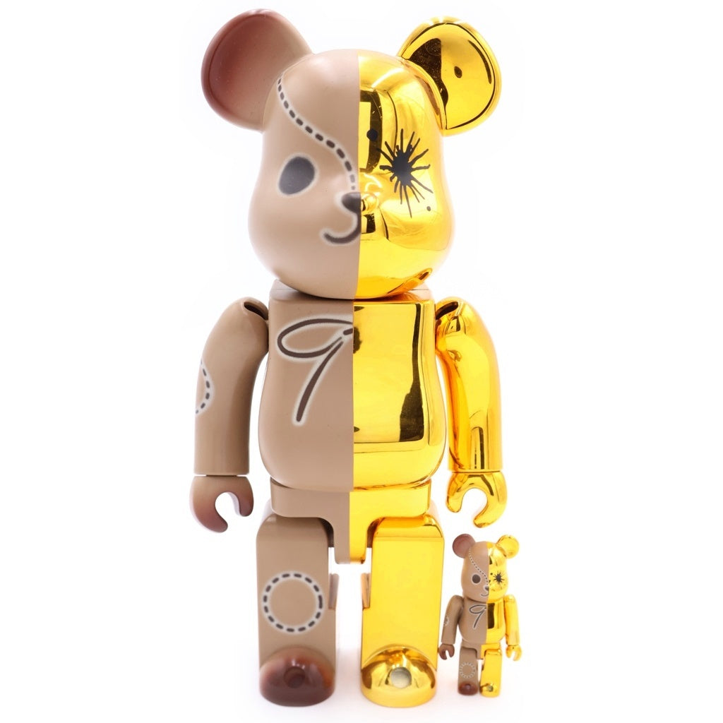 MEDICOM TOY(メディコムトイ) ベアブリック×MIHARAYASUHIRO ミハラヤスヒロ 100% 400% ゴールド