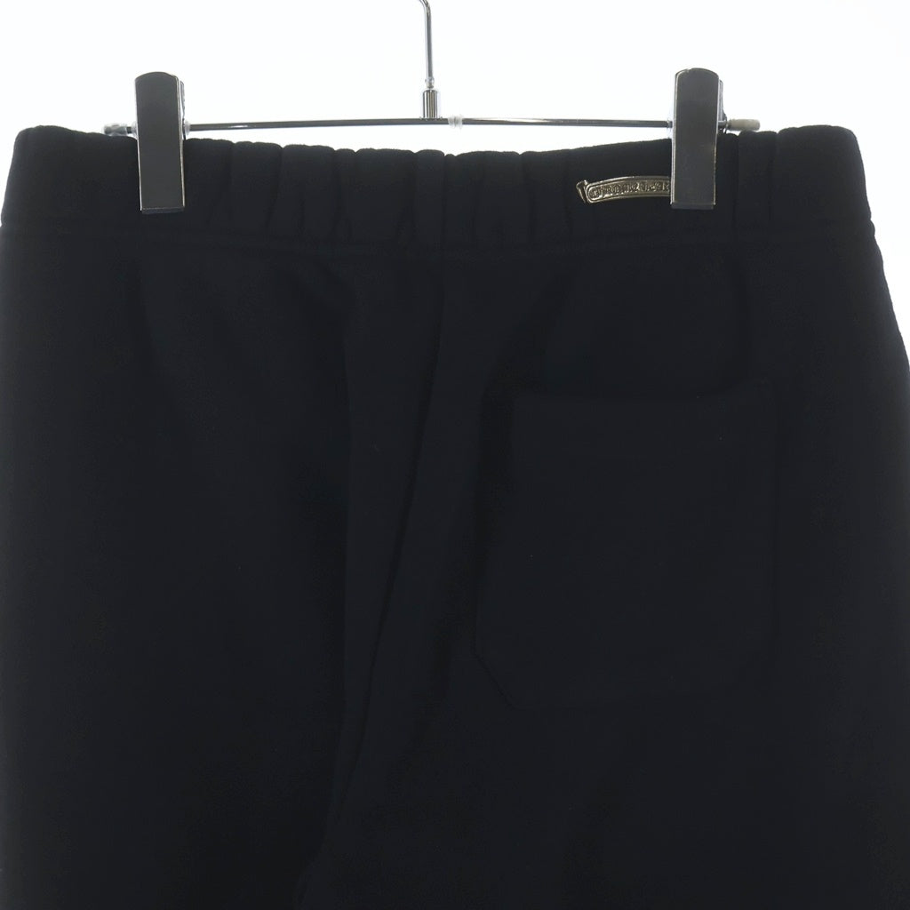 CHROME HEARTS(クロムハーツ) 25SS Y NOT CH Cross Applique Embroidery Sweat Pants ワイノット CHクロス アップリケ刺繍 スウェットパンツ ブラック