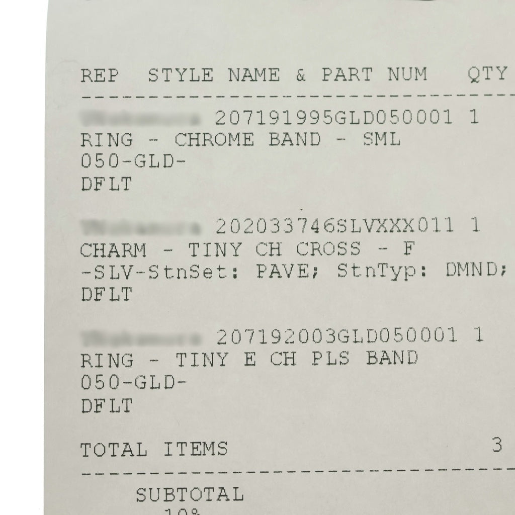 CHROME HEARTS(クロムハーツ) TNY CRSF P/DIA タイニーファットクロス PAVEダイヤ ペンダントトップ シルバー BCA323