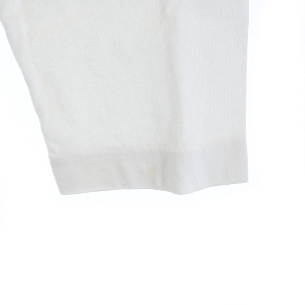 CHROME HEARTS(クロムハーツ) Y NOT Vertical Logo L/S Tee ワイノット ヴァーティカルロゴ クルーネック長袖Tシャツカットソー ホワイト