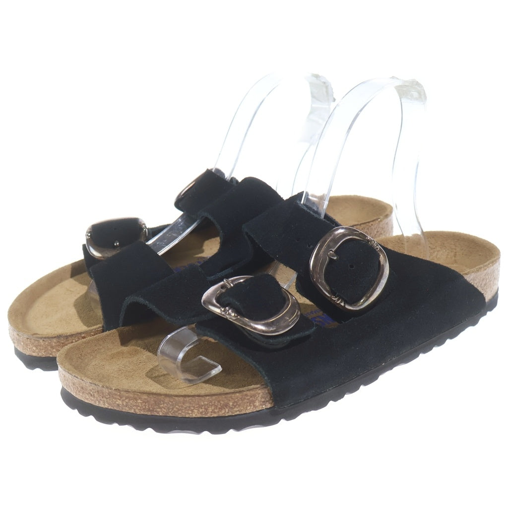 CHROME HEARTS(クロムハーツ) ×BIRKENSTOCK ビルケンシュトック ARIZONA アリゾナ ガンスリンガーレザーサンダルブラック/シルバー