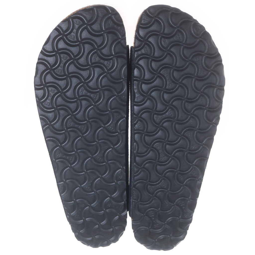CHROME HEARTS(クロムハーツ) ×BIRKENSTOCK ビルケンシュトック ARIZONA アリゾナ ガンスリンガーレザーサンダルブラック/シルバー