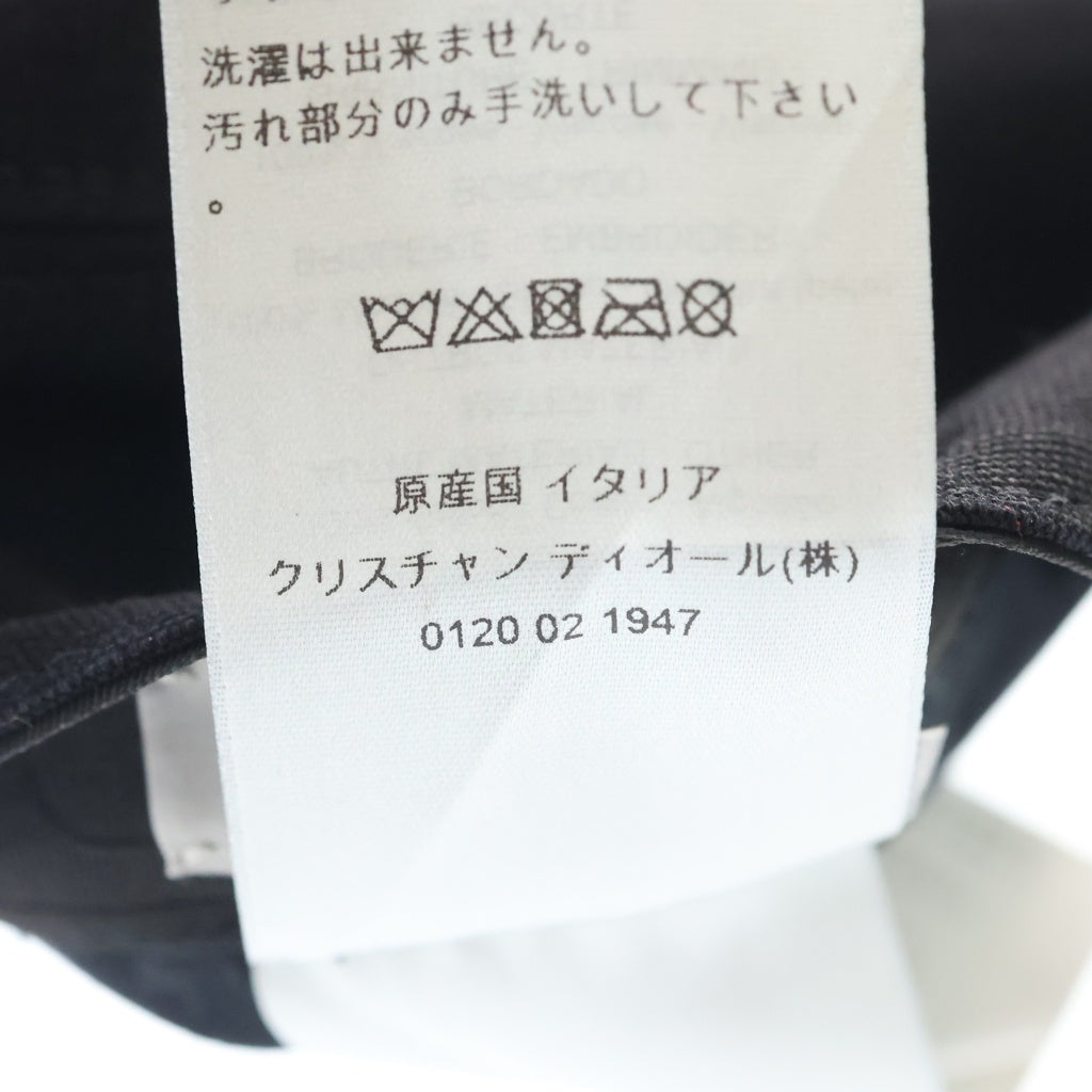 DIOR(ディオール) Couture Baseball Cap Cotton Canvas クチュール ベースボールキャップ コットンキャンバス 243C904C4511 ブラック レディース