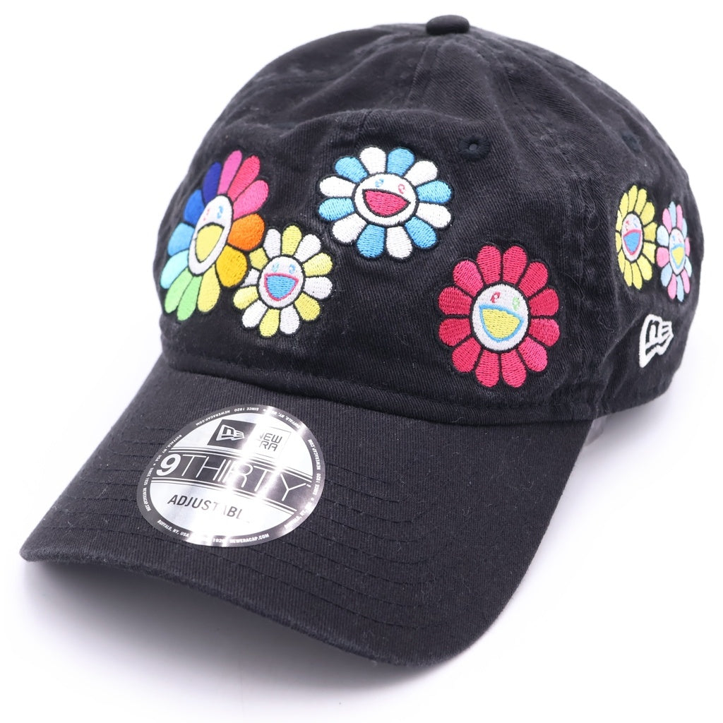NEW ERA(ニューエラ) ×TAKASHI MURAKAMI 9THIRTY FLOWER ALLOVER フラワーオールオーバーキャップ ブラック