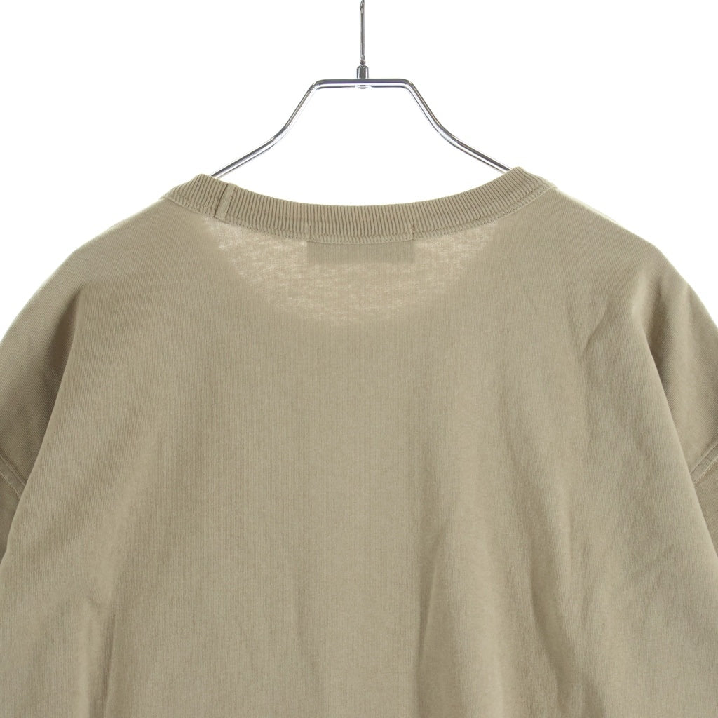 STONE ISLAND(ストーンアイランド) LOGO Print T-shirt ロゴ プリント クルーネック半袖Tシャツ フラップポケット 811521079 ブラウン