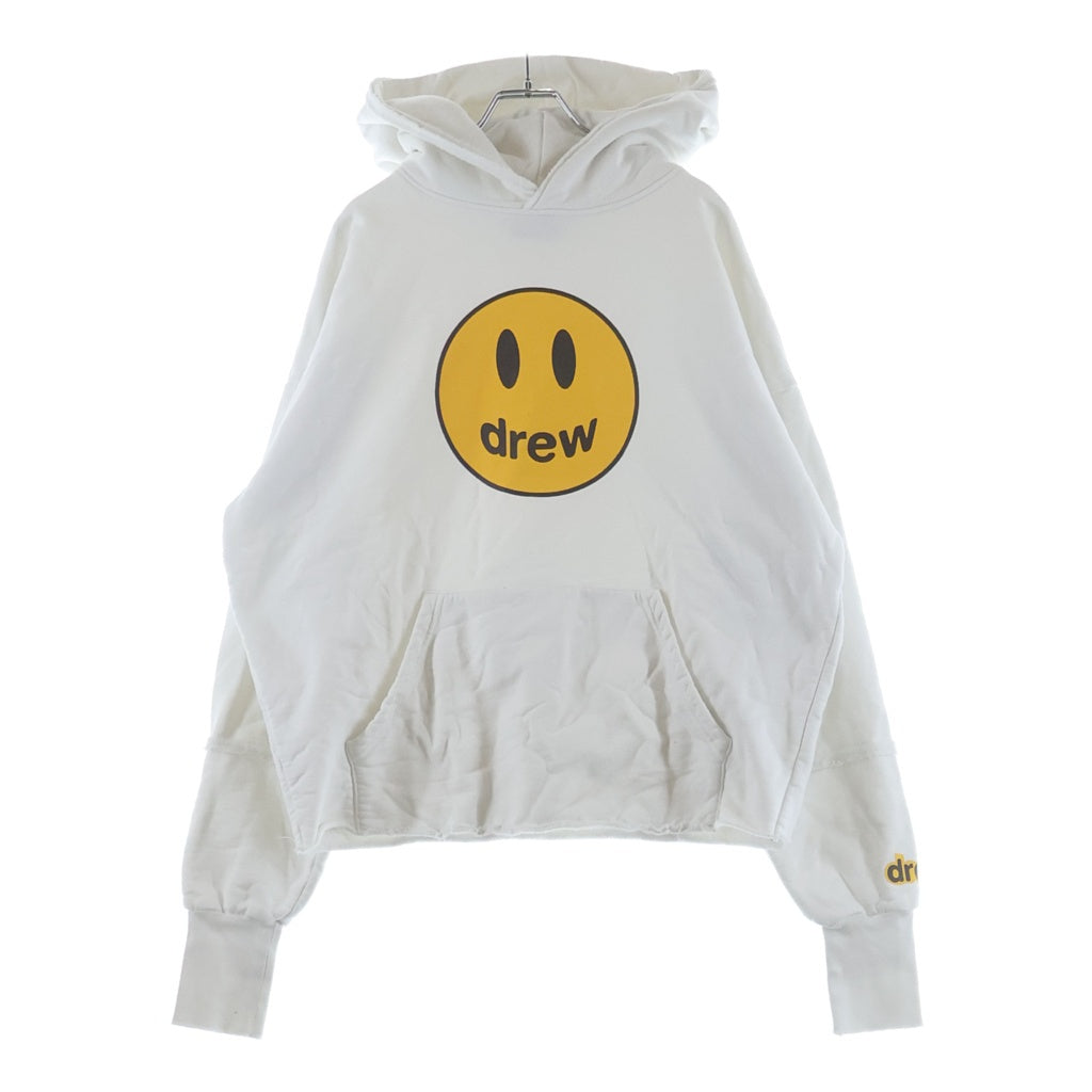 drew house(ドリューハウス) Smiley LOGO スマイリーロゴ フーディーパーカー ホワイト