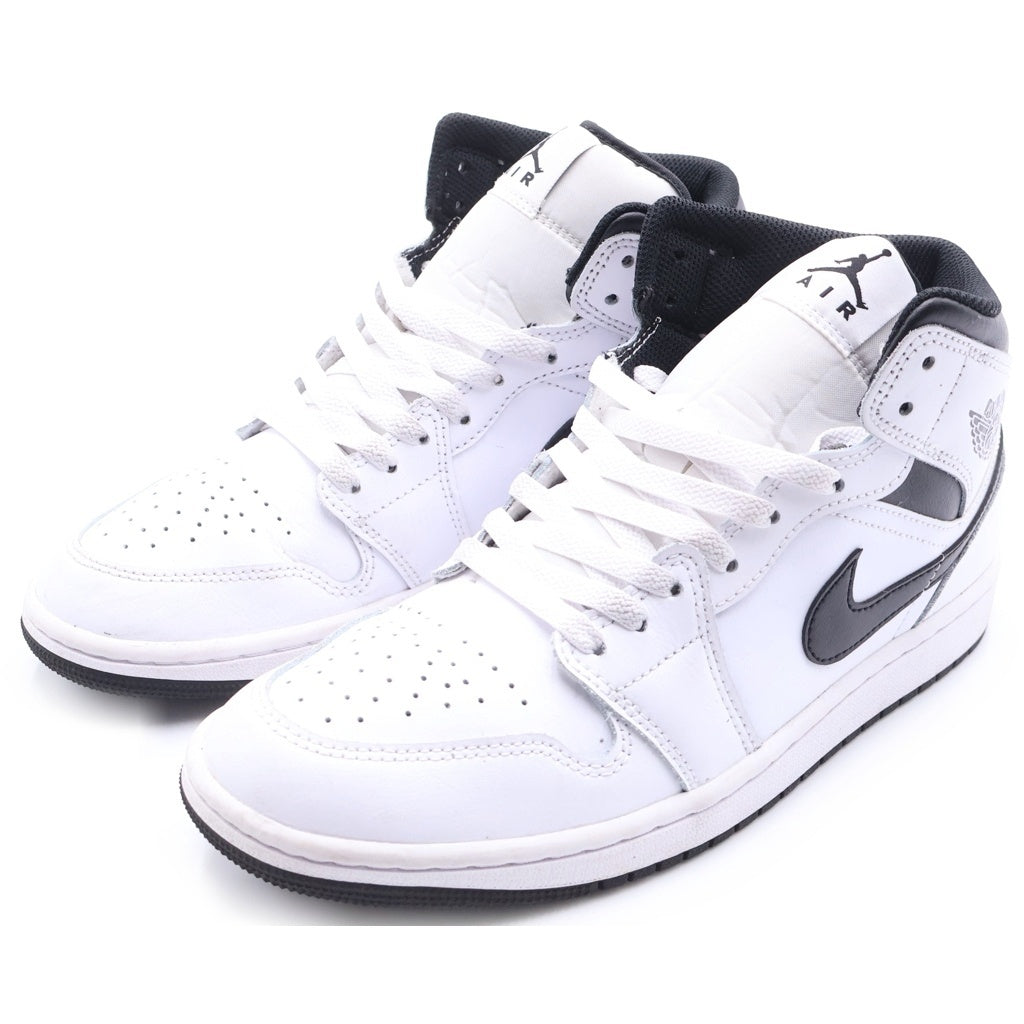 NIKE(ナイキ) Air Jordan 1 Mid Light Smoke Grey 554724-092 エアジョーダン1 ミッド ライトスモークグレー 26.5cm/US8.5 ハイカットスニーカー ホワイト