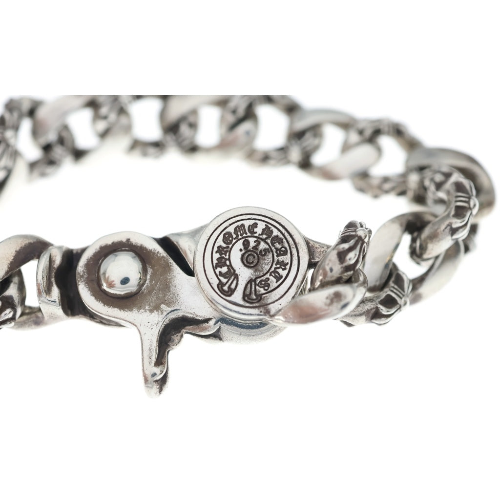 CHROME HEARTS(クロムハーツ) FNCY CHN LNK ファンシーリンククリップブレスレット 15リンク シルバー BCA145