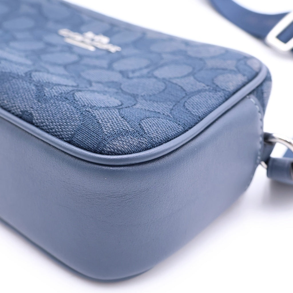 COACH(コーチ) ミニ ジェイミー カメラ バッグ シグネチャー ジャカード CT861 ショルダーバック インディゴ レディース