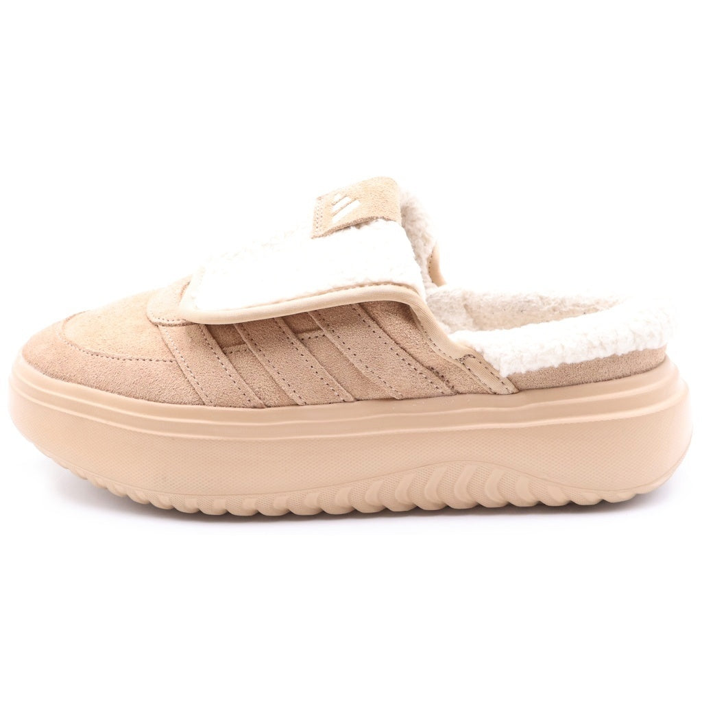 adidas(アディダス) GRAND COURT MULE グランドコートミュール JS4998 ボア サンダル 25.5cm/US8.5 ベージュ レディース