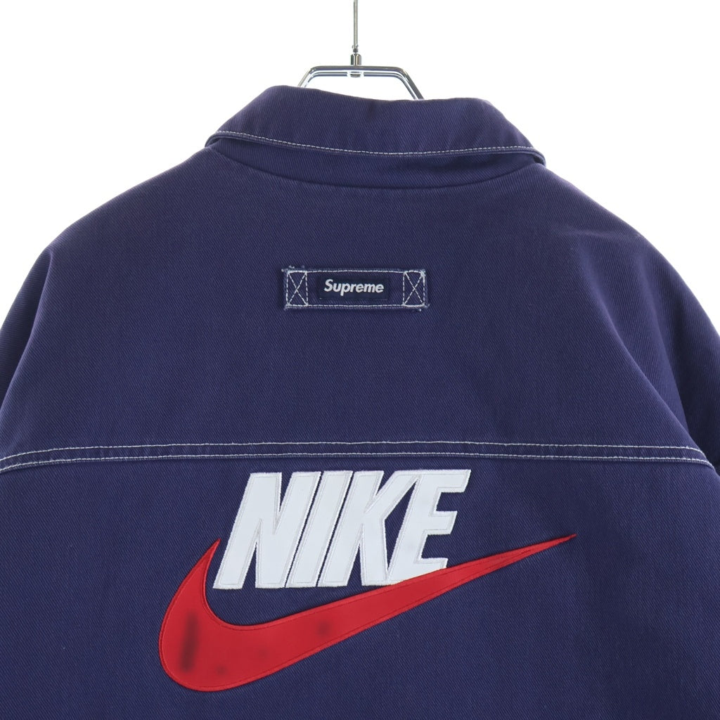 SUPREME(シュプリーム) ×Nike Double Zip Quilted Work Jacket ダブルジップ ワークジャケット ネイビー AR5566-410