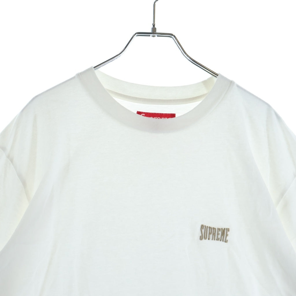 SUPREME(シュプリーム) 25SS Warm Up Washed ウオームアップロゴ ウォッシュド 半袖Tシャツ ホワイト