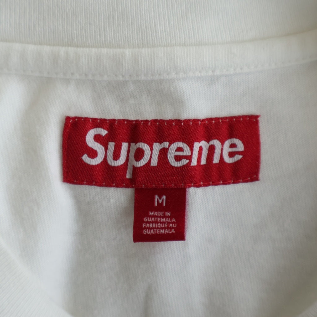 SUPREME(シュプリーム) 25SS Warm Up Washed ウオームアップロゴ ウォッシュド 半袖Tシャツ ホワイト