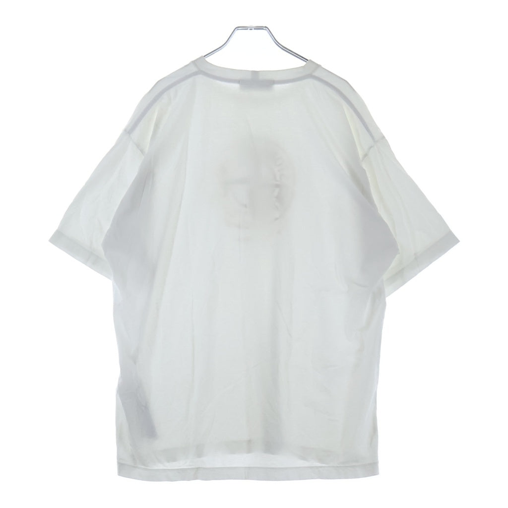 STONE ISLAND(ストーンアイランド) ロゴプリント クルーネック半袖Tシャツカットソー ホワイト 80152RC87